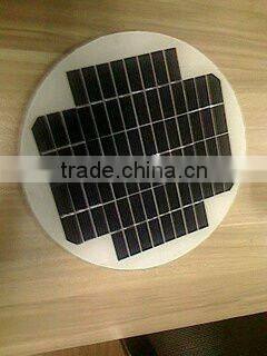 High efficient Solar panels round Monocrystalline 15W