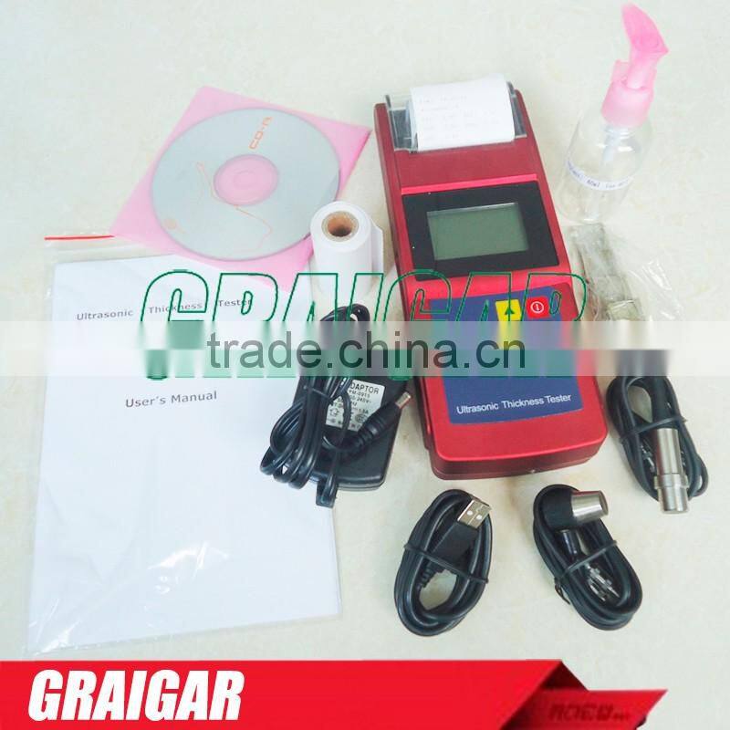 Printer Portable Ultrasonic Thickness Tester/Gauge Leeb352 New design LED Backlight NDF instruments