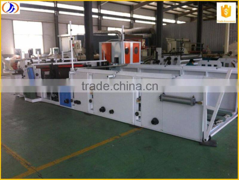 High speed toilet paper and kitchen towel rewinding and perforating Making machine