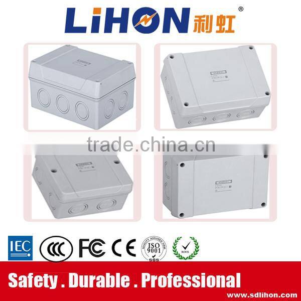 CE/ROHS certification white color ABS plastic power junction box