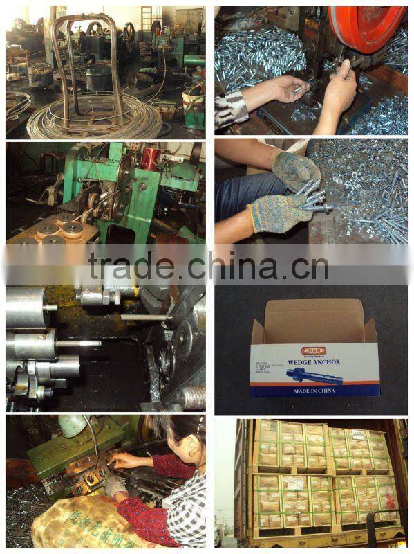 Made in China prestressed concrete wedge anchors