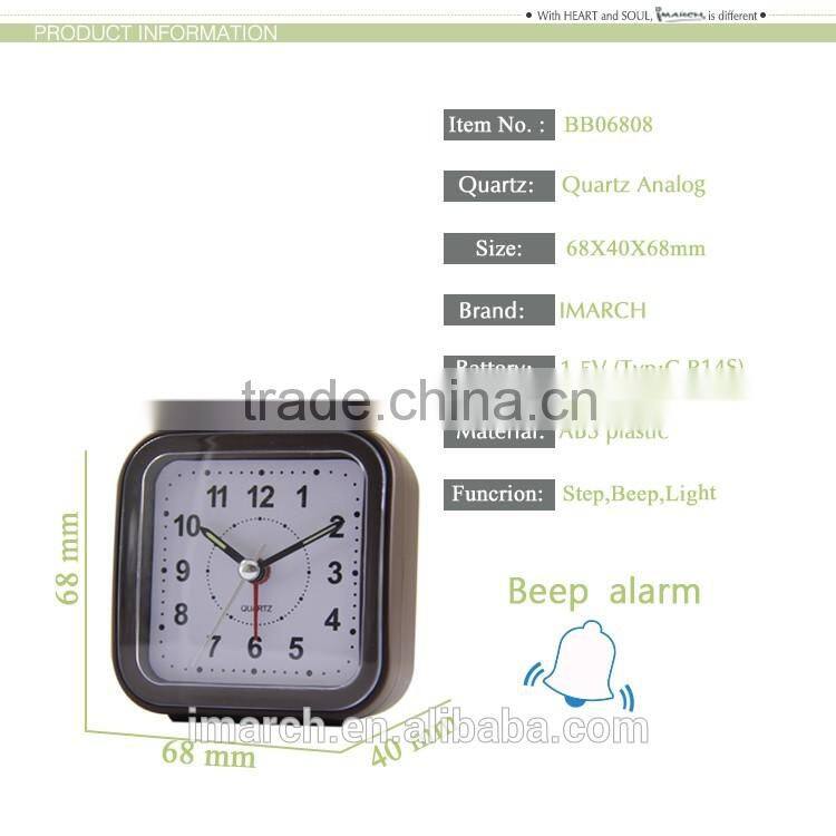 alibaba china ABS material alarm clocktable Clock