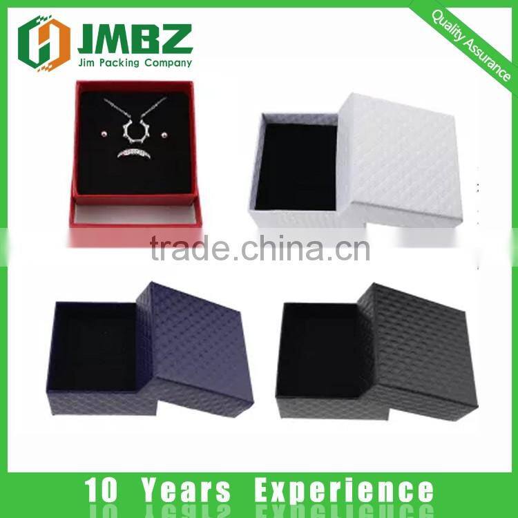 250-300gsm coated paper+rigid cardboard jewellery box