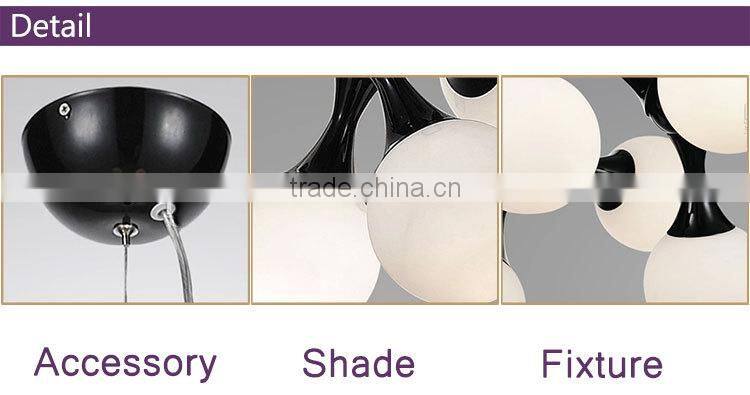 Pendant Lights with 9 Head White and Modern Style