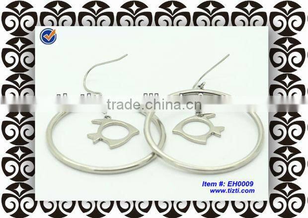 Fashion stainless steel earrings jewelry