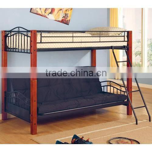 Wood main legs Metal Bed furniture Futon bunk bed Sofa bed