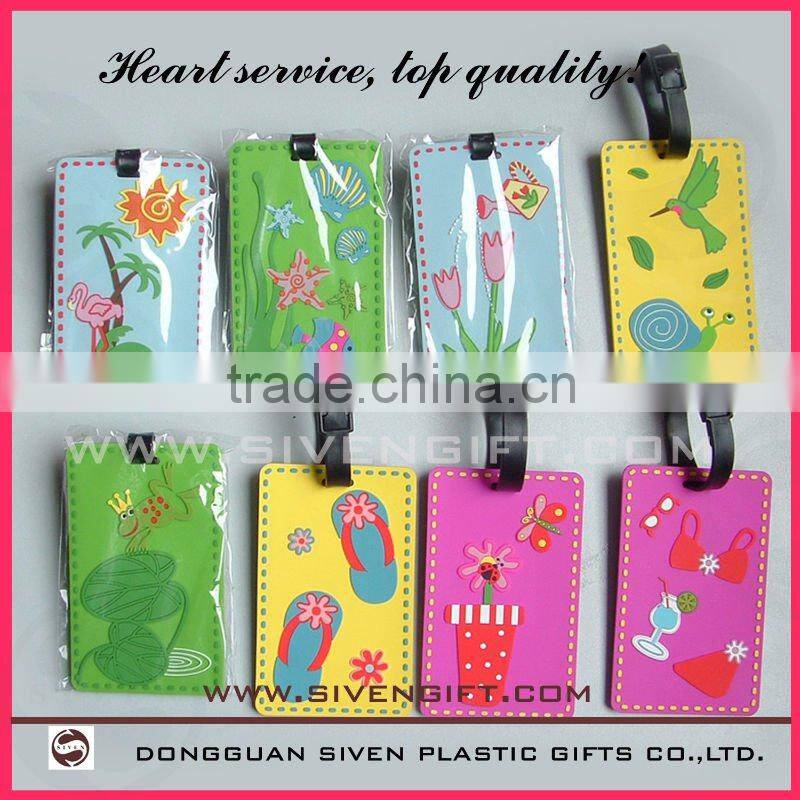 Soft PVC Luggage Tag