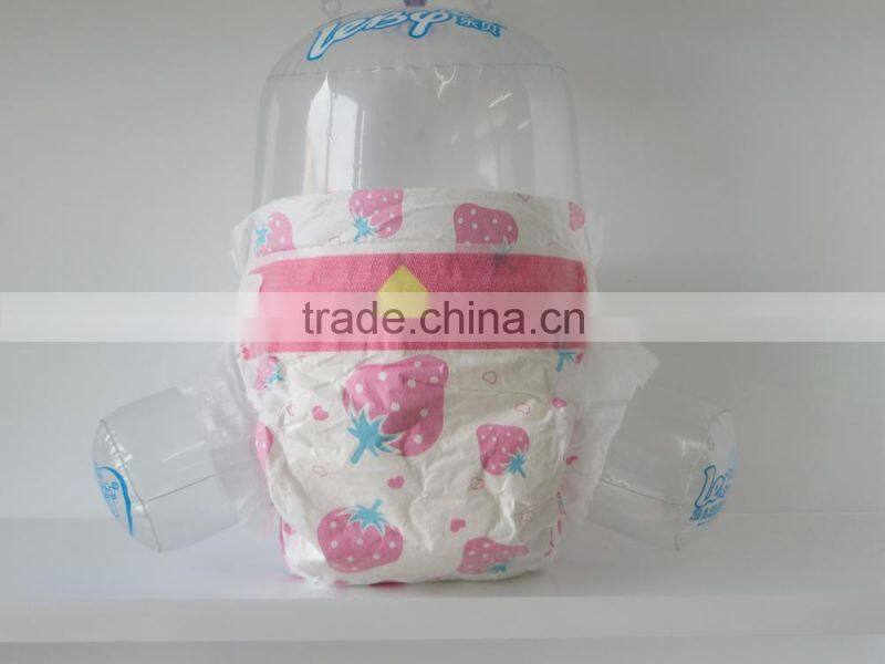 Ultra thin cheap cloth like film soft disposable paper baby diaper