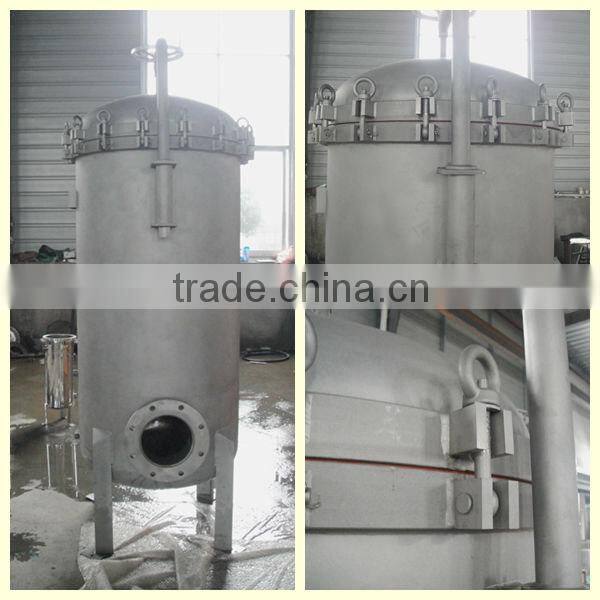 stainless steel water treatment bag filters housing made in China