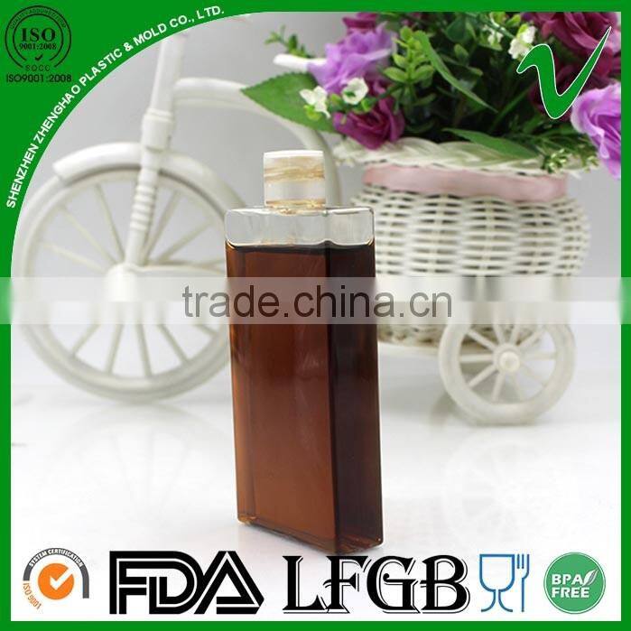 60ml PETG clear bpa free plastic wine bottle with screw cap