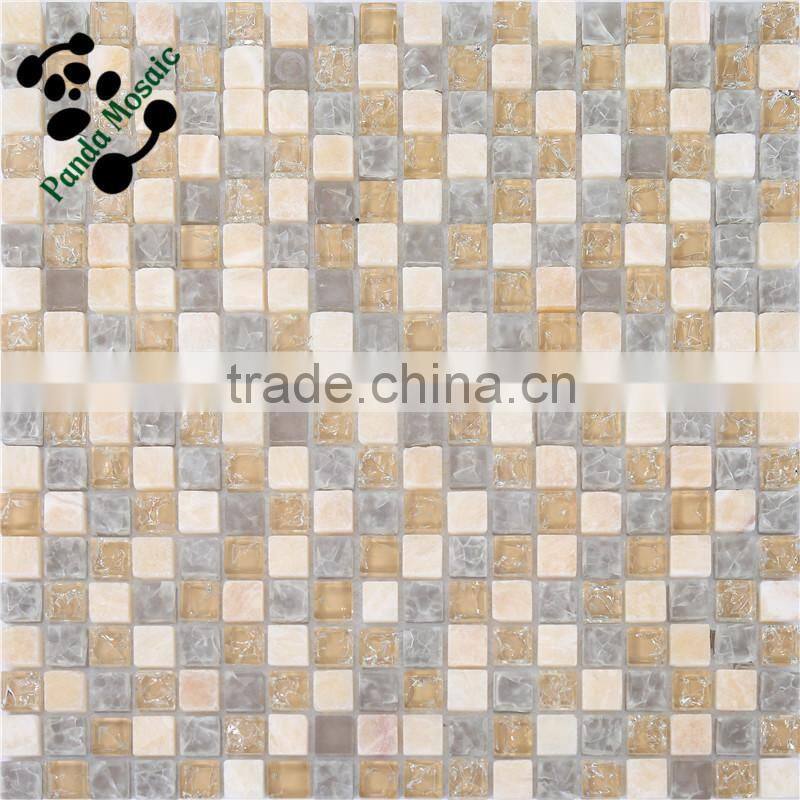 SMS04 Swimming Pool mosaic China Jade Glass mosaic Melt mosaic Tile