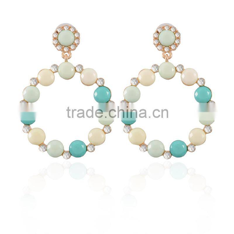 Pretty Steps gemstone korean images earrings jewelry