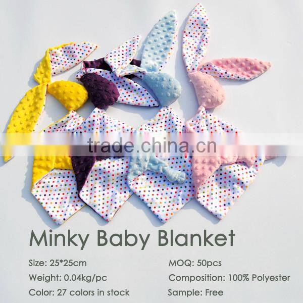 Comma Coloful Bubble Comfortable Bunny Shape Security Fleece Blanket