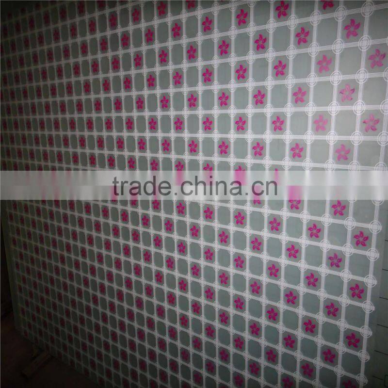 4mm 5mm door window silkscreen printing glass