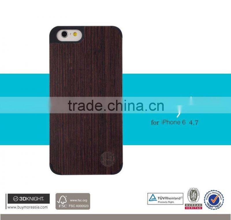2016 HOT Selling wholesale wood blank phone case for iphone 6 6S,for iphone 6 6S Plus Bamboo Wooden phone case cover