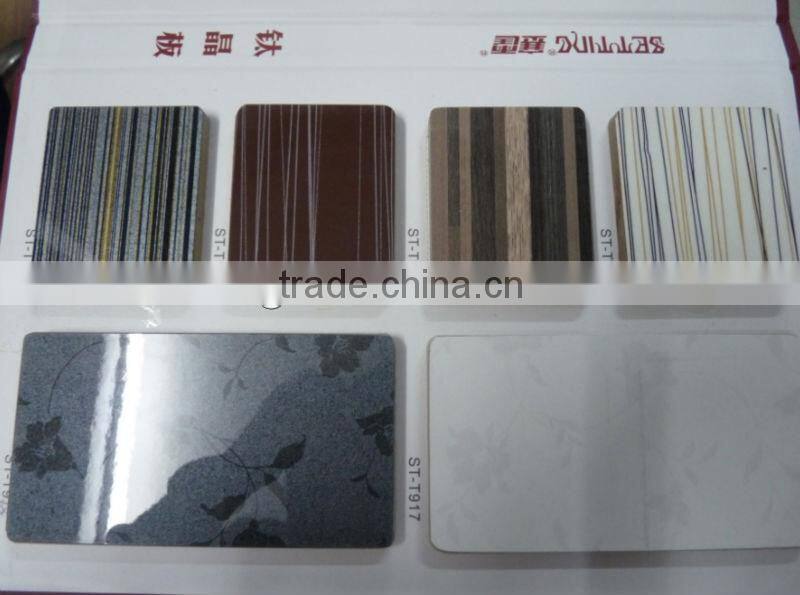 Wood Grain Melamine Paper UV Board for furniture decorative