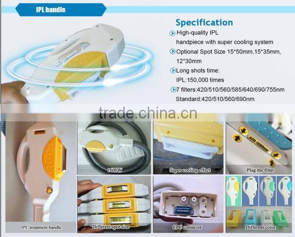 2017 New portable ipl hair removal system