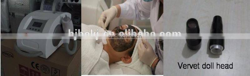 Carbon laser peel facial rejuvenation acne treatment