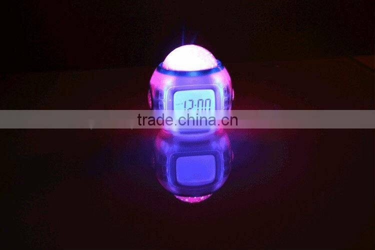pretty decorative table desk digital LED star projector alarm clock