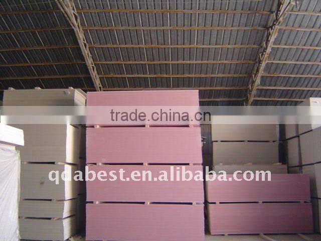 Square edge gypsum board