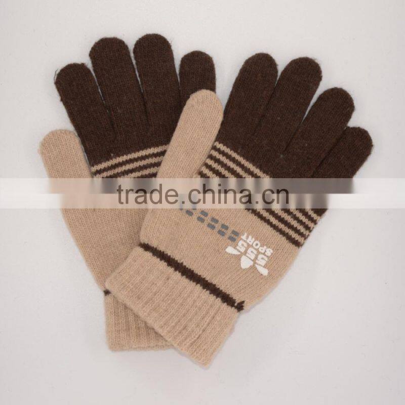 men's warm knit gloves