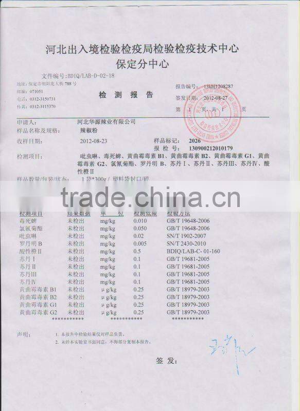 Extra hot dried red chilli 25000-30000SHU