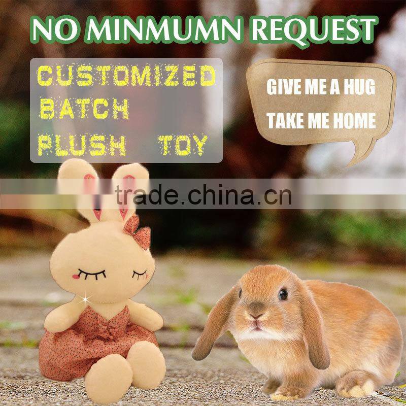 Customized Rabbit with Carrot Plush Stuffed Animal Toy