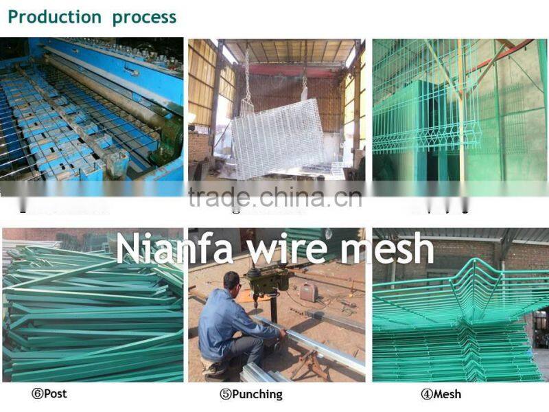 Plastic fence galvanized steel fence Y-post airport fencing (Guangzhou factory )