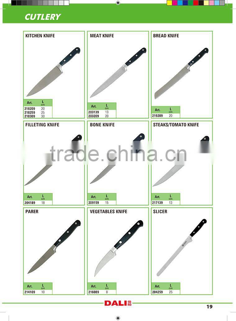 high quality stainless steel kitchen knife set