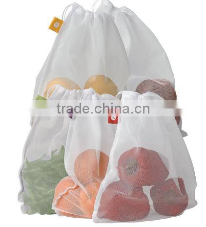 Lightweight Washable Mesh Bag for Grocery Veggie Fruit Storage Shopping Bag