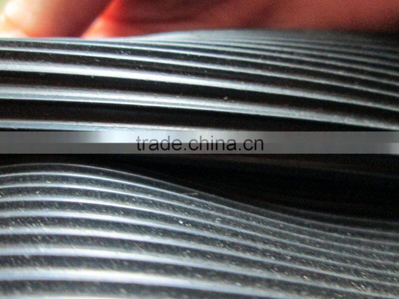 HOT anti slip wide fine ribbed mat sheet rubber