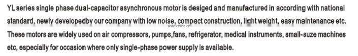 Y2 series three phase fan motor axial fan motor 230V