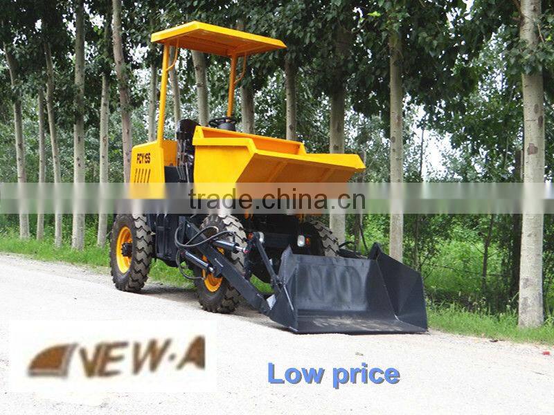 2016 4X4 2ton FCY20S CE self loading mini site dumper