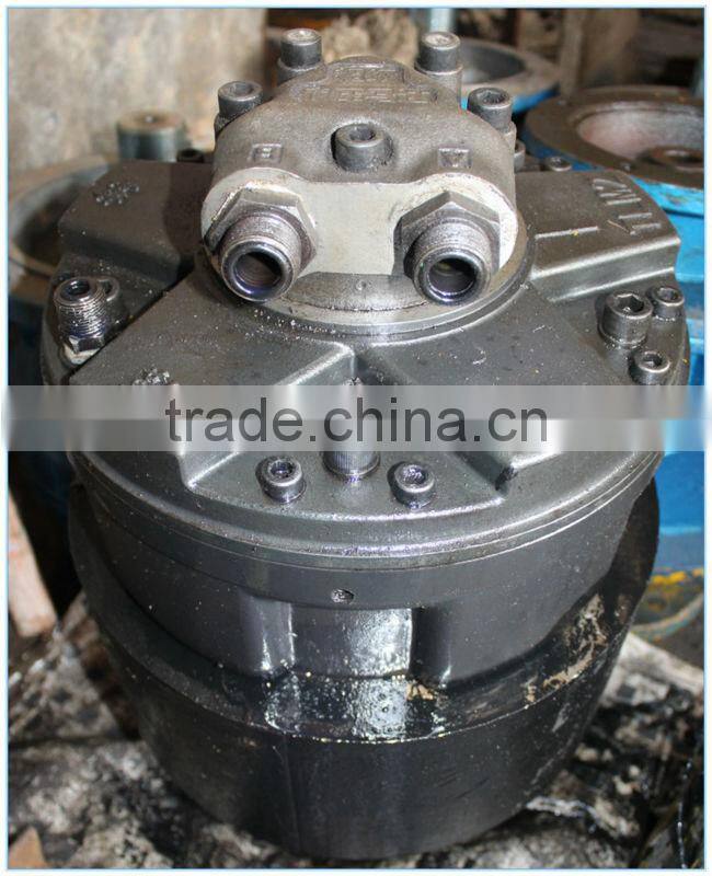 Farm ground with water use hydrualic digging machine