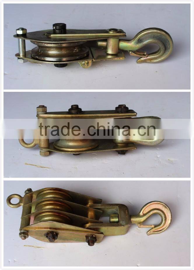 Heavy Duty 8T Steel Wire Rope Pulley Snatch Block