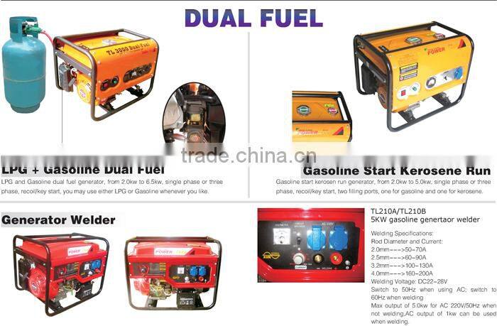 portable electric lpg kit for generator set