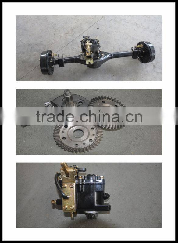 China manufacture full-floating rear axle with oil brake