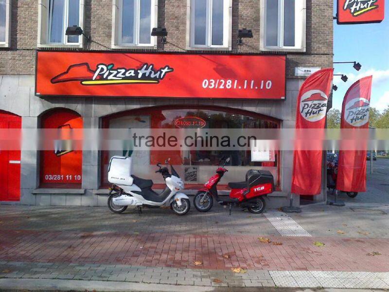 5000w Motorcycle/Scooter with insulated fiberglass food delivery box