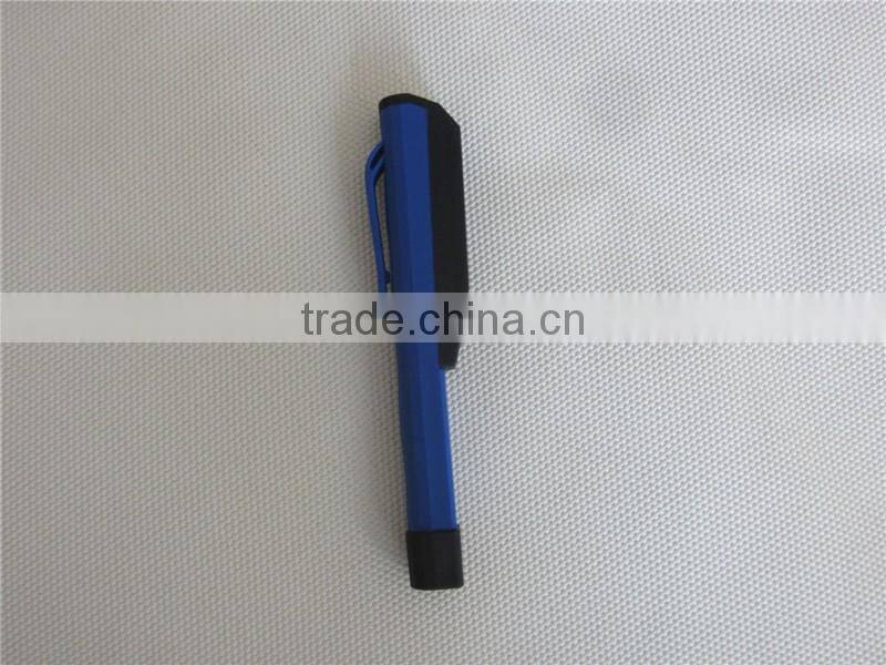 Colorful 6 LED Torch Rubber Print Light Pen