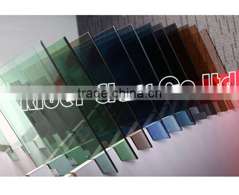6mm bronze cheap price tinted float glass