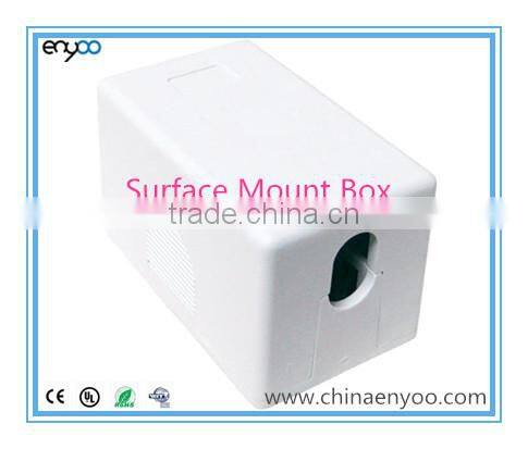 Keystone Surface Mount Box, 1 Port with or without keystone jack