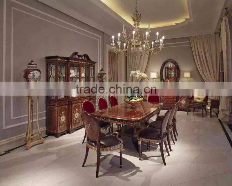 New design solid wood dinning room furniture luxury dinning room set