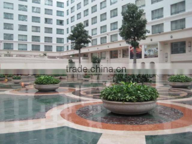 Wave pattern waterjet marble mosaic epoxy for marble