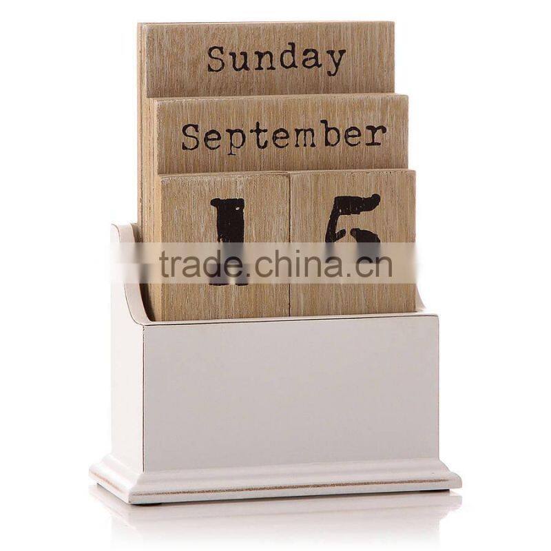 Wooden Calendar for Home Decoration