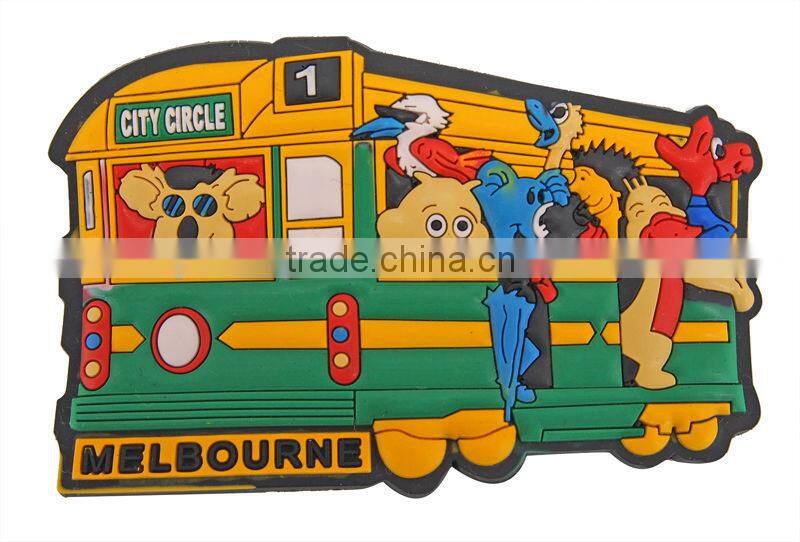 PVC rubber fridge magnet