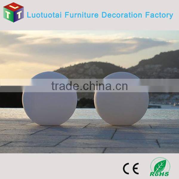 PE plastic illuminated led holloween decorative ball