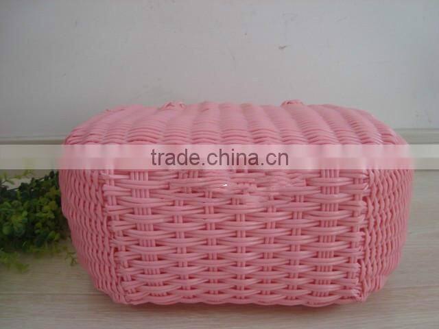 Wholesale plastic baskets with handle