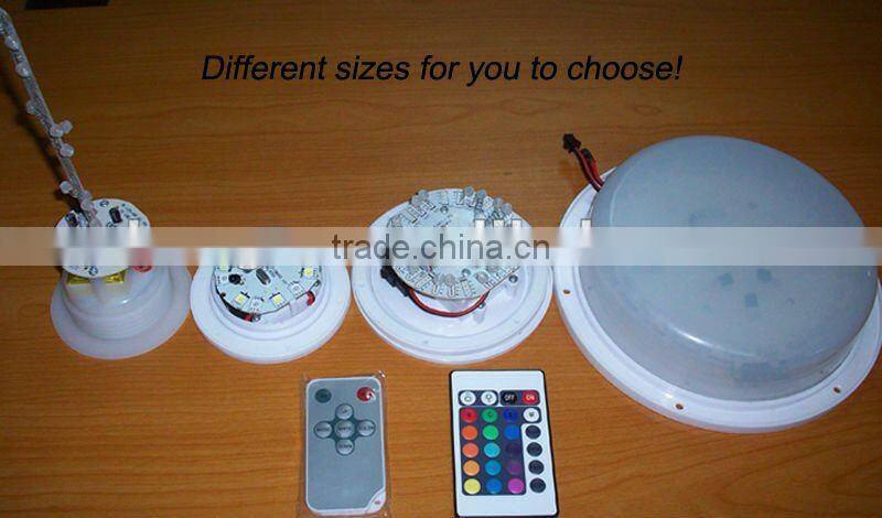 led light battery system/ lithium battery for furniture/color change remote control battery light