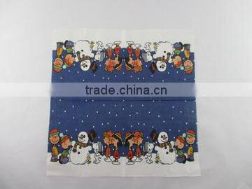 Printed paper napkins serviettes for party supplies , wedding