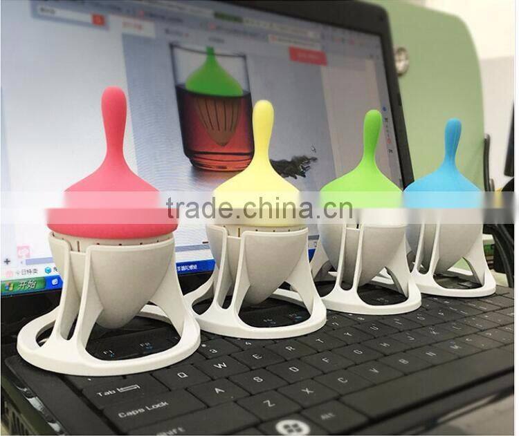 Original Design Stainless Steel Silicone Creative Tea Infusers The Gyro Design Tea Strainer